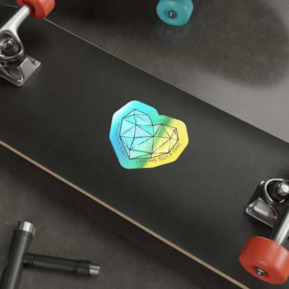 Holographic Heart Stickers