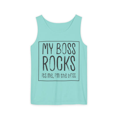 Boss's Day Unisex Garment-Dyed Tank Top