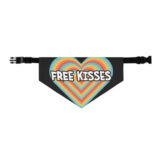 Free Kisses Pet Bandana