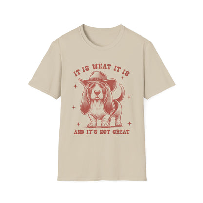 Funny Dog Lover T-Shirt, Humor Tee, Gift for Pet Owners, Casual Wear, Unisex Softstyle Shirt, Birthday Gift, Meme Tee