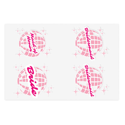 Bridal Party Sticker Sheets