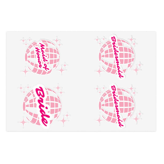 Bridal Party Sticker Sheets