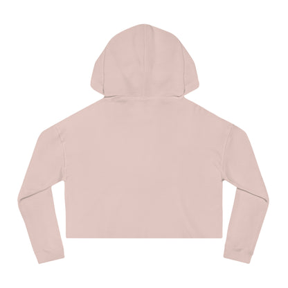 Cropped Hooded Sweatshirt with 'Burn Book Victim' Design