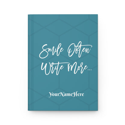 Write More Blue Custom Journal