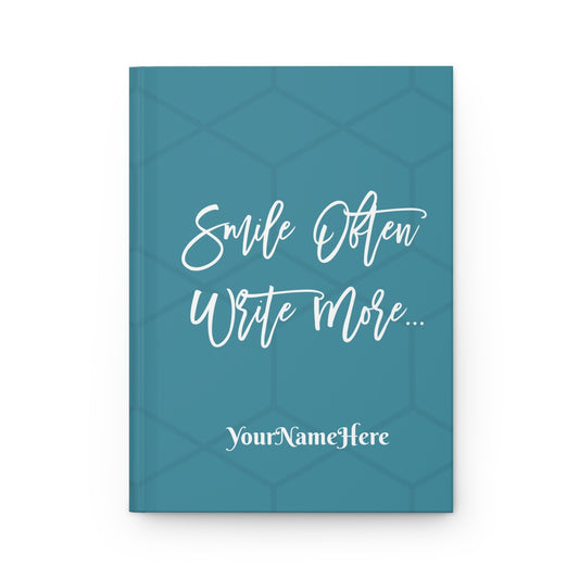 Write More Blue Custom Journal
