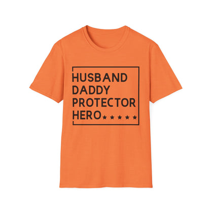 Husband Daddy Protector Hero T-Shirt
