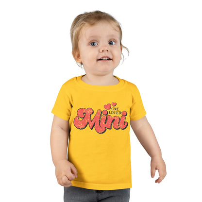 Cute Toddler T-Shirt - 'One Loved Mini' Playful Tee