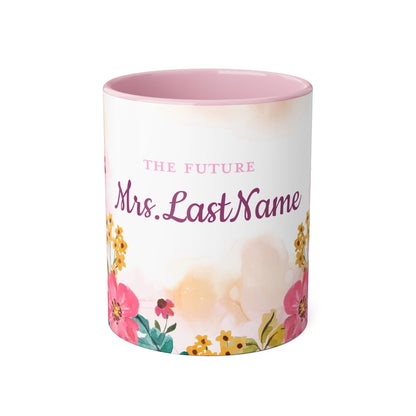 Personalized Gift, Future Last Name Mug