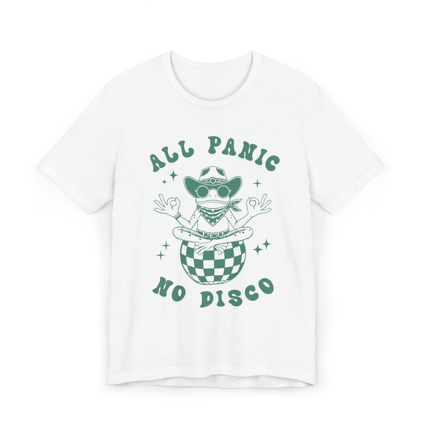 Trendy Graphic Tee for Music Lovers, All Panic No Disco T-Shirt, Unisex Casual Shirt, Retro Vibes, Festival Wear, Concert Apparel