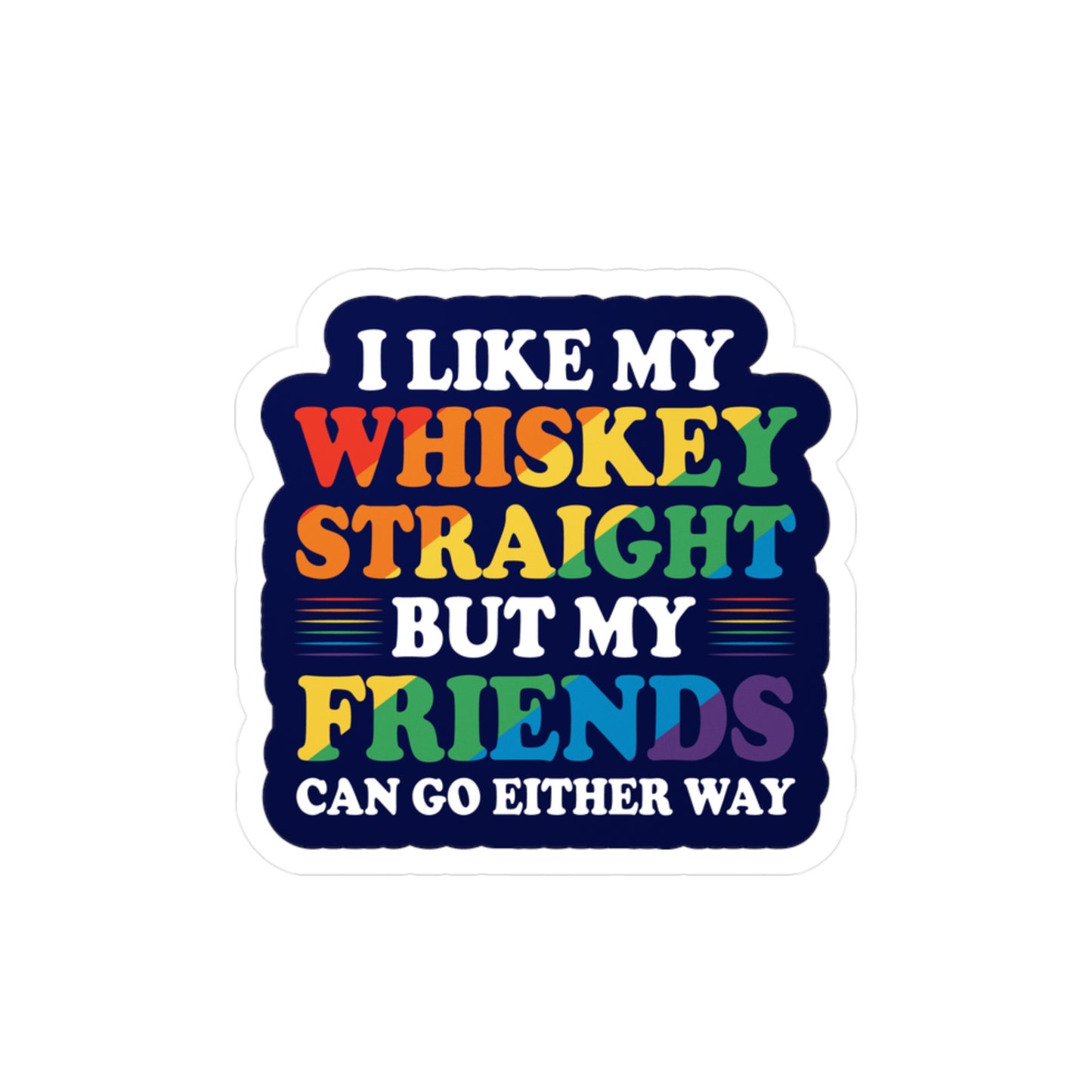 Whiskey Friends Vinyl Decals