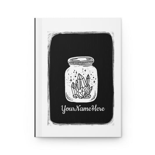Crystal Clear Thoughts – Personalized Gemstone Hardcover Journal