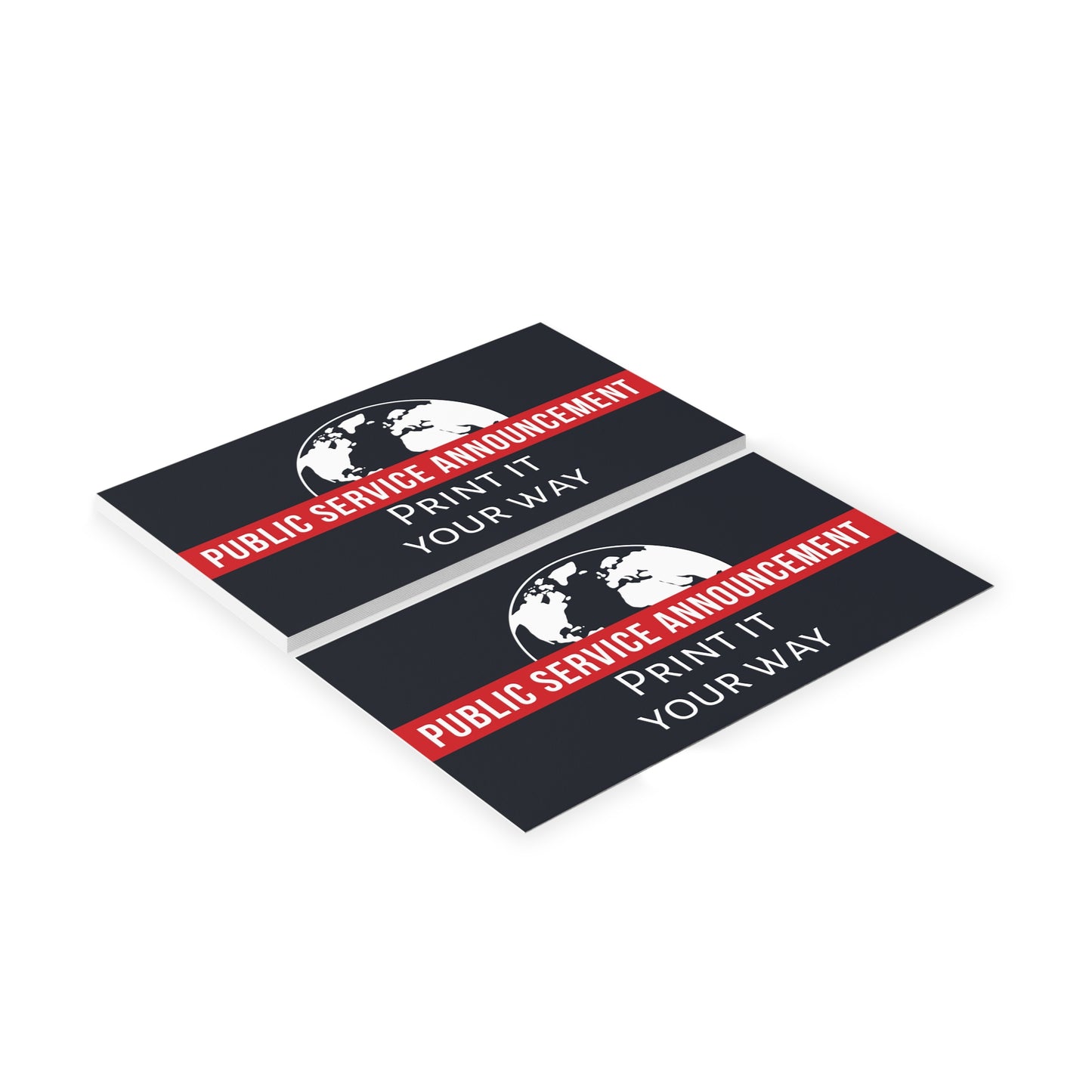 Customizable PSA Handout Cards