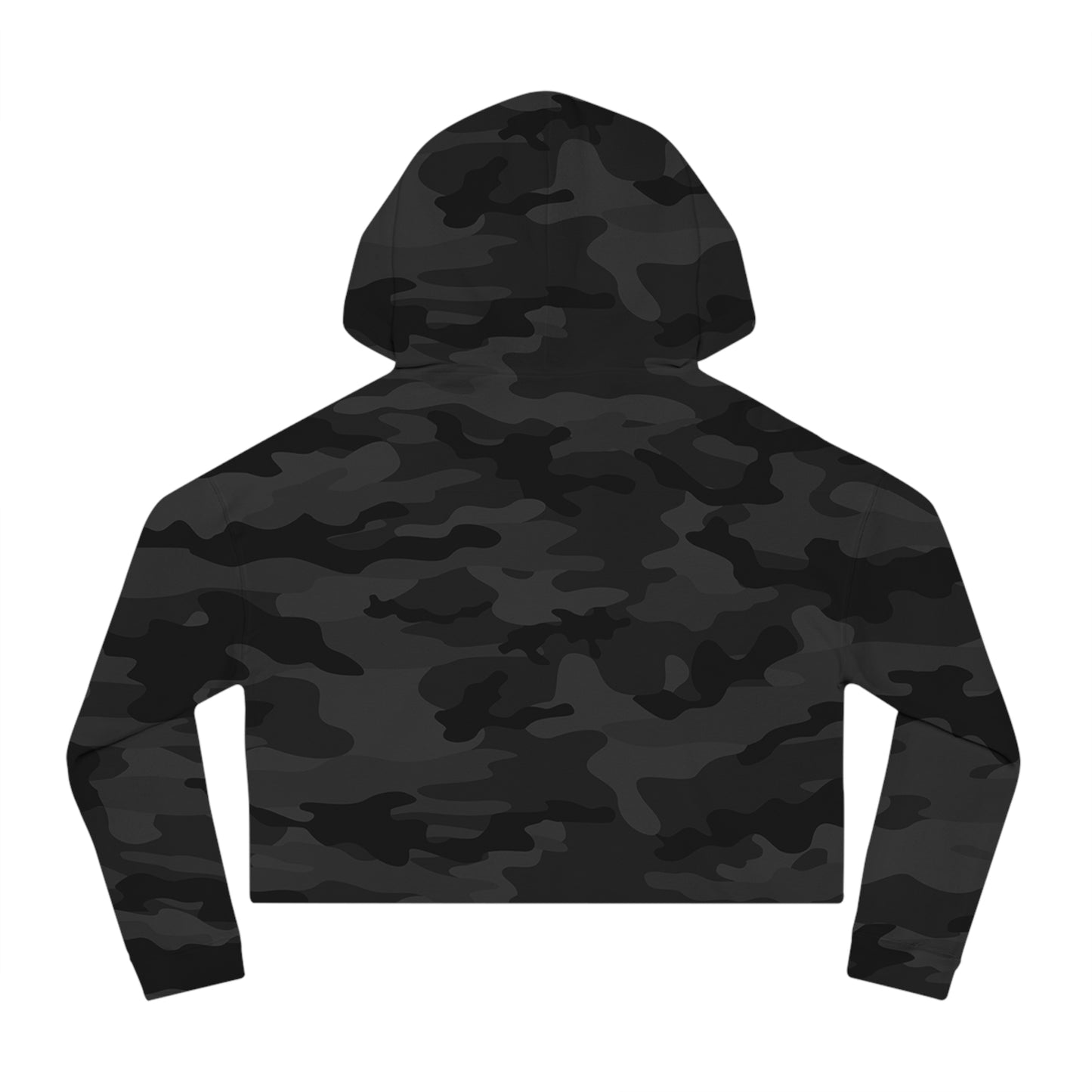Cropped Hooded Sweatshirt with 'Burn Book Victim' Design
