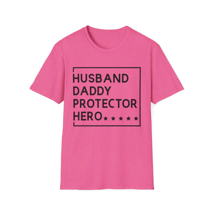 Husband Daddy Protector Hero T-Shirt