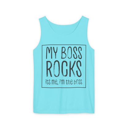 Boss's Day Unisex Garment-Dyed Tank Top
