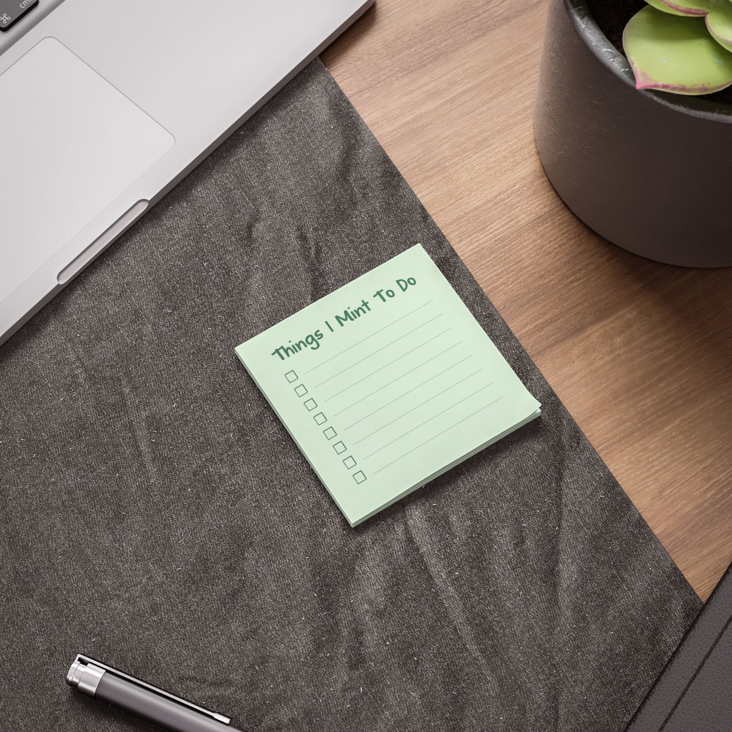 Mint To Do List Note Pads - Cute Sticky Notes with Checklist