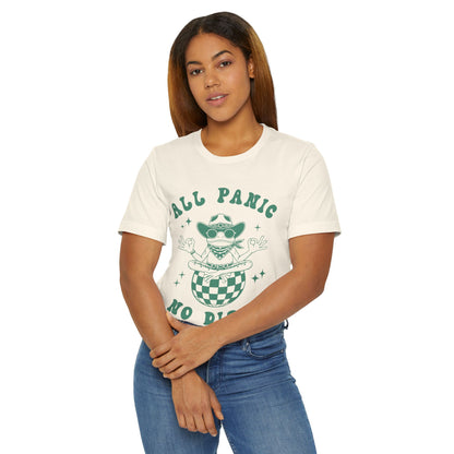 Trendy Graphic Tee for Music Lovers, All Panic No Disco T-Shirt, Unisex Casual Shirt, Retro Vibes, Festival Wear, Concert Apparel