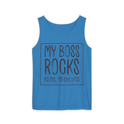 Boss's Day Unisex Garment-Dyed Tank Top