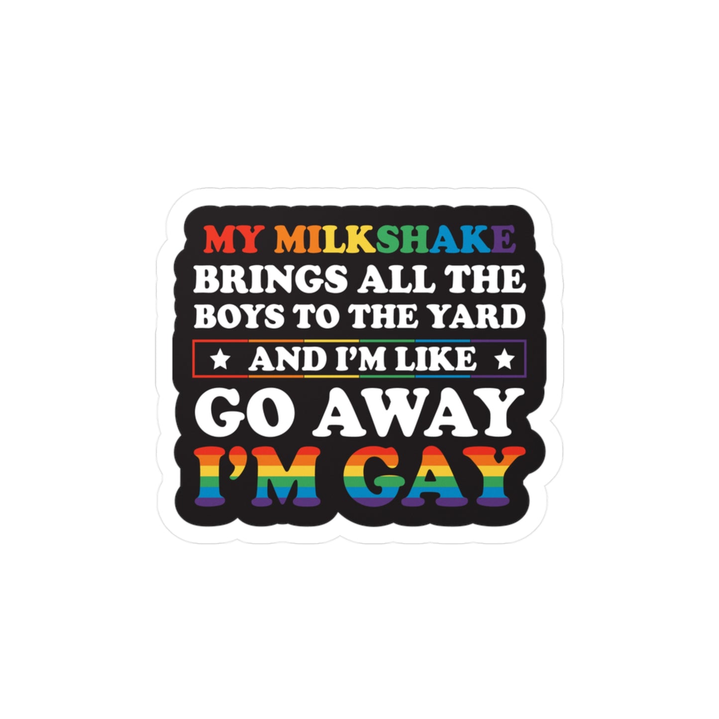 Pride-Themed Kiss-Cut Vinyl Decal