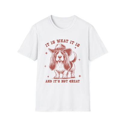 Funny Dog Lover T-Shirt, Humor Tee, Gift for Pet Owners, Casual Wear, Unisex Softstyle Shirt, Birthday Gift, Meme Tee