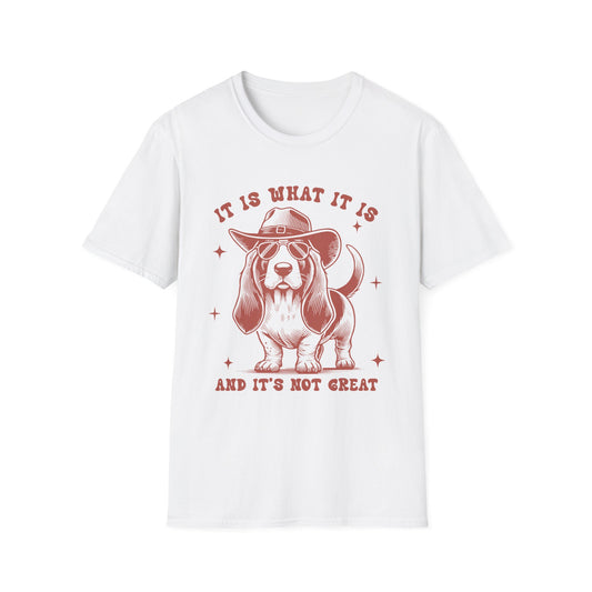 Funny Dog Lover T-Shirt, Humor Tee, Gift for Pet Owners, Casual Wear, Unisex Softstyle Shirt, Birthday Gift, Meme Tee