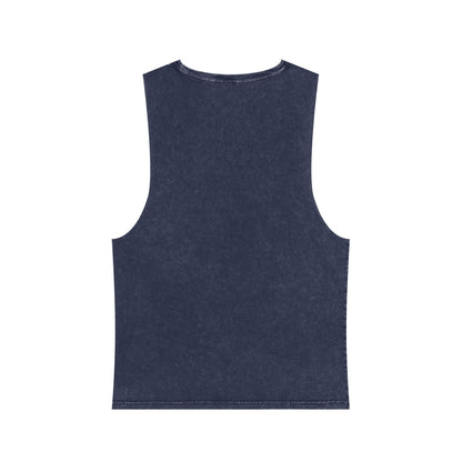 Unisex Stonewash Gay Pride Tank Top