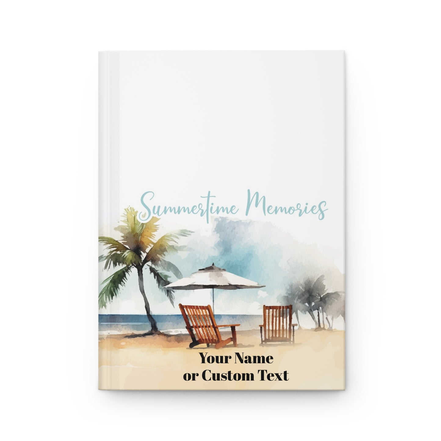 Summertime Memories  Personalized Hardcover Journal