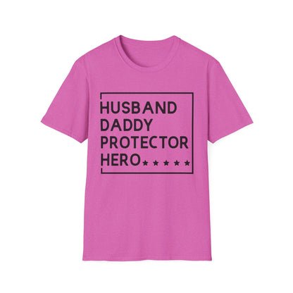 Husband Daddy Protector Hero T-Shirt
