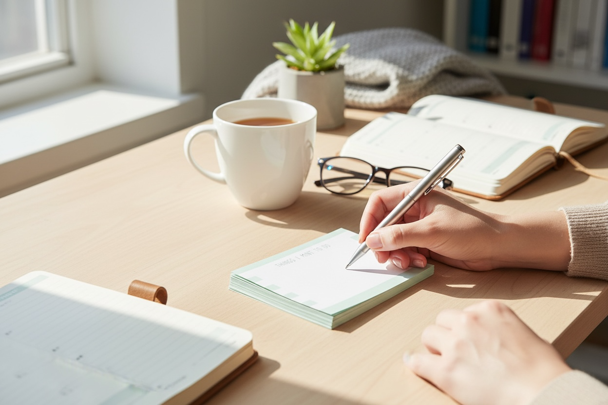 Mint to do notecard set