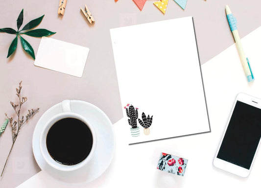 Cactus Pair Notepad