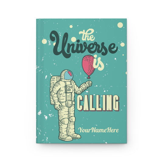 'Universe is Calling' Personalized Hardcover Journal