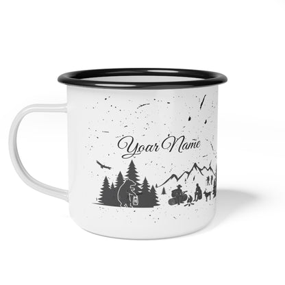 Personalized Enamel Camp Cup
