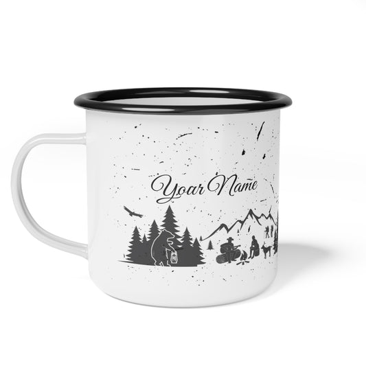 Personalized Enamel Camp Cup