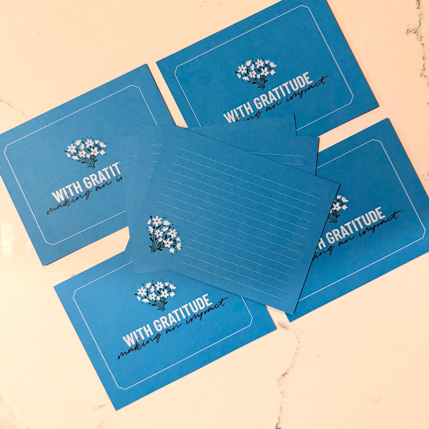 With Gratitude Notecard Set