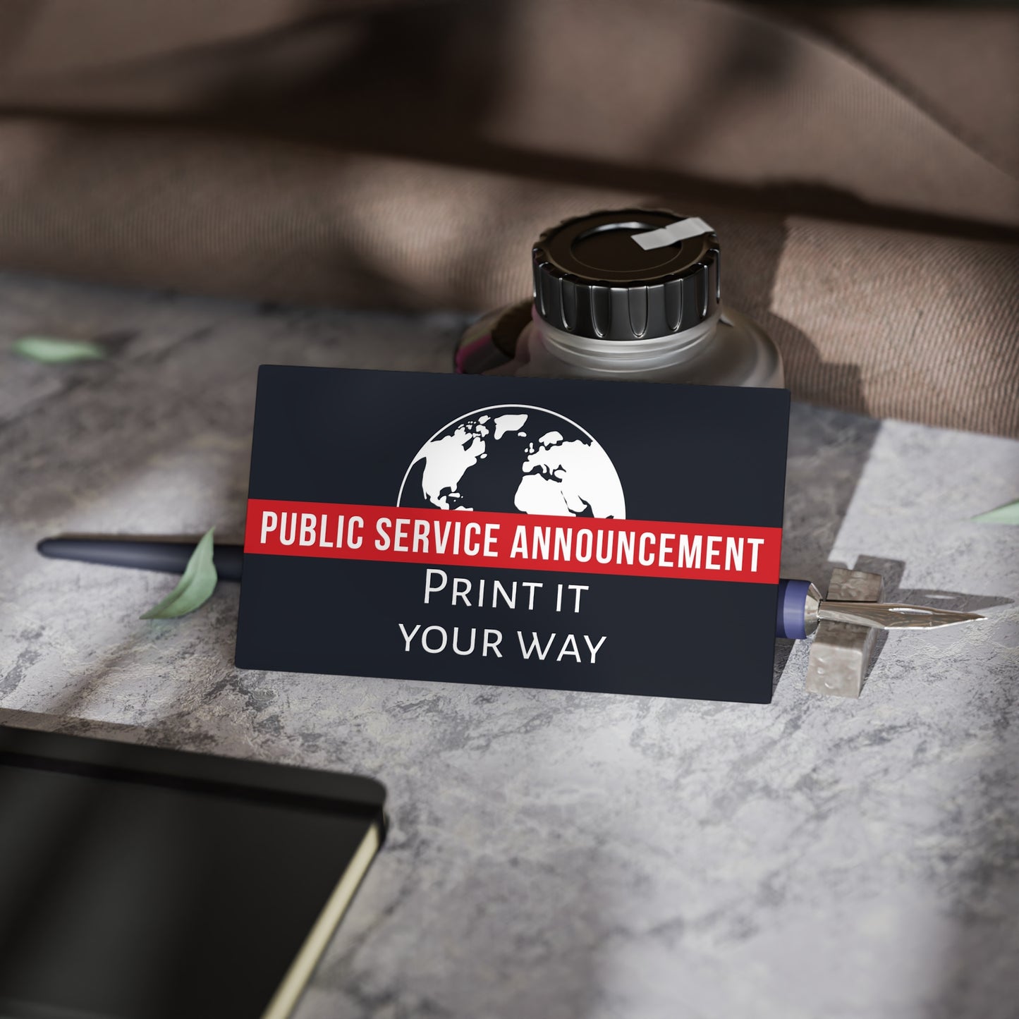 Customizable PSA Handout Cards