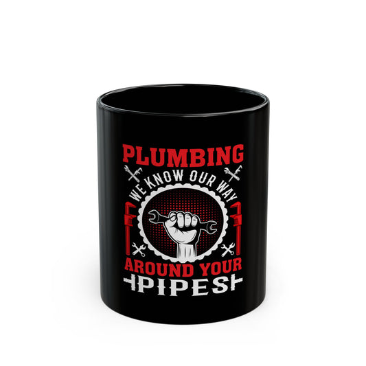 Plumbing Themed Mug