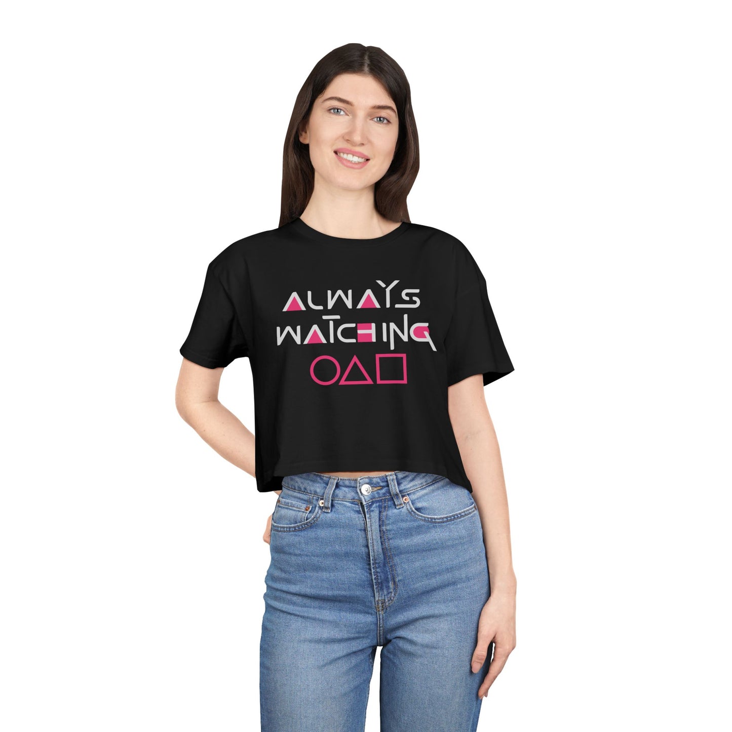 Always Watching Women's Crop Tee