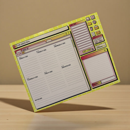 Retro computer Notepad
