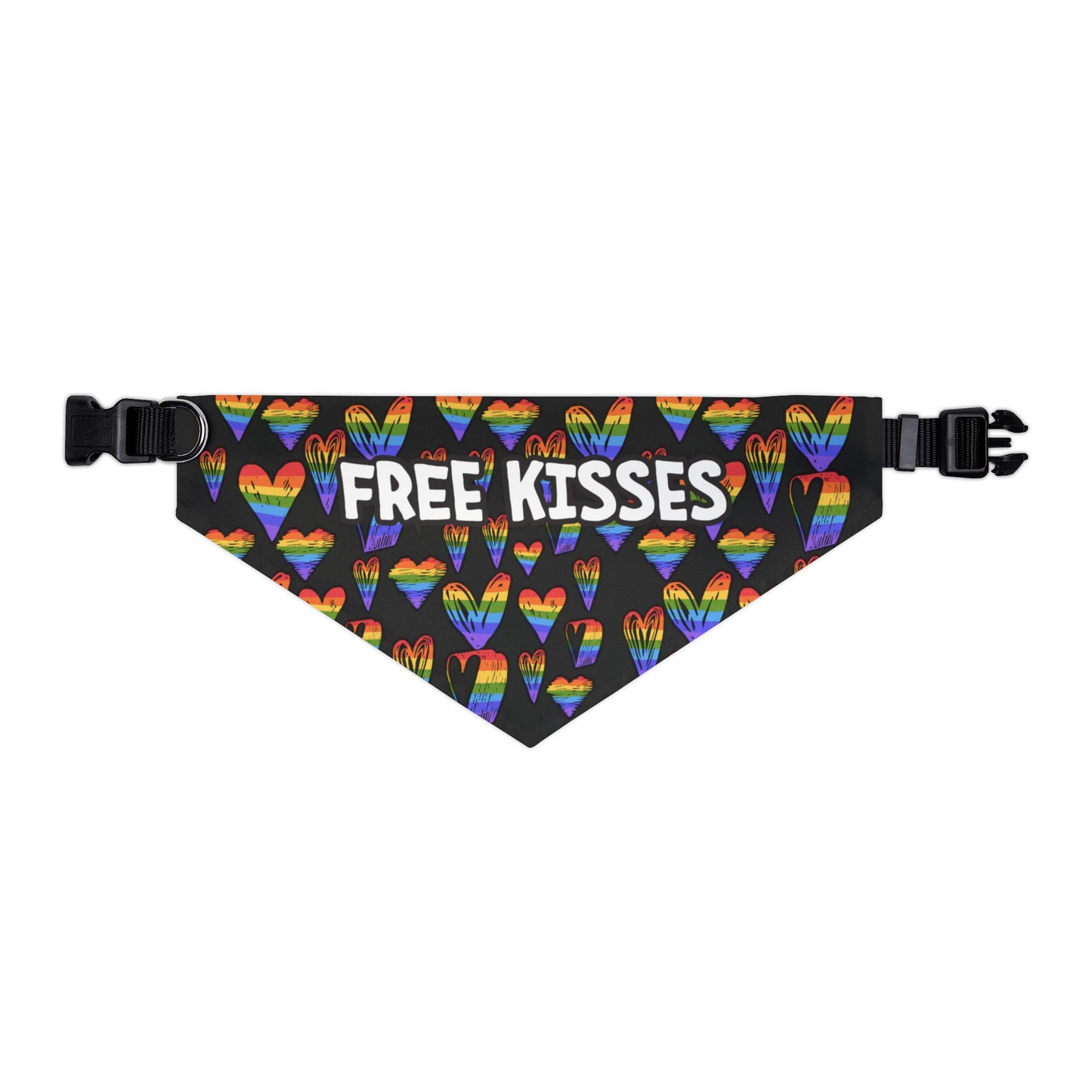 Fun Rainbow Pet Bandana