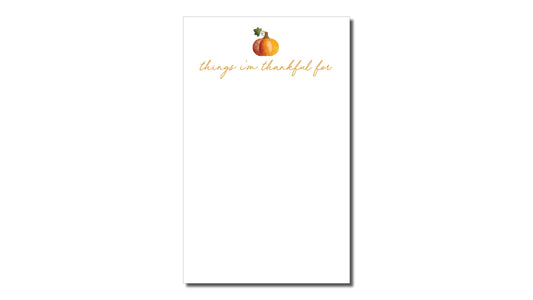 Things Im Thankful for - Single Notepad