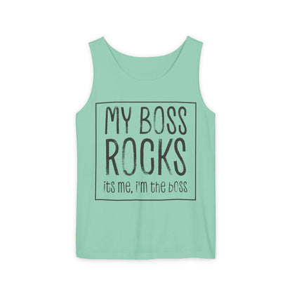 Boss's Day Unisex Garment-Dyed Tank Top