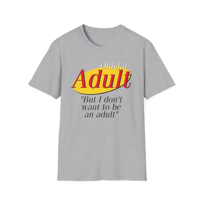 Official Adult Unisex T-Shirt, Fun Gift for Birthdays, Youth Humor Shirt, Cousin Match Gift, Casual Summer Tee