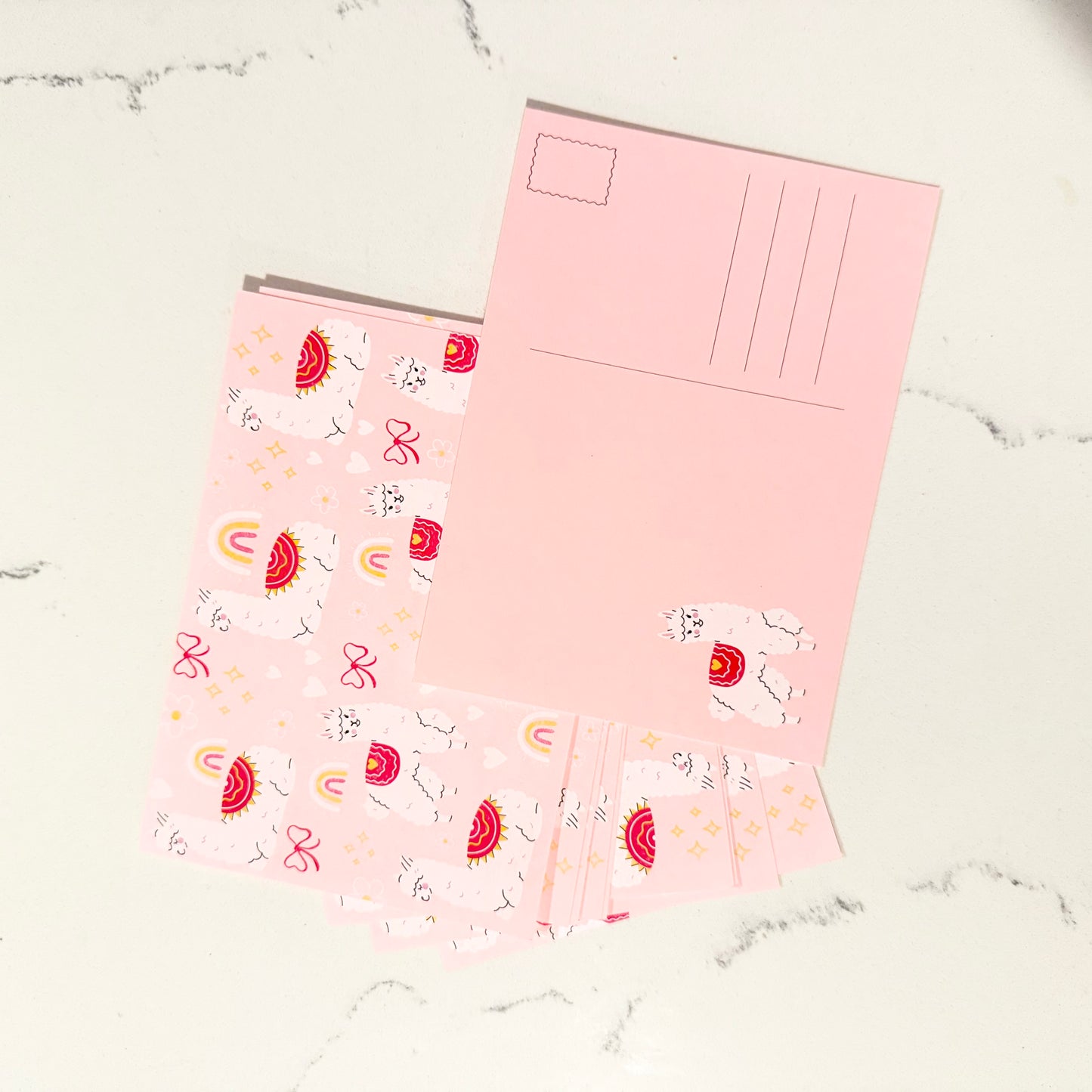 Llama Postcard Set