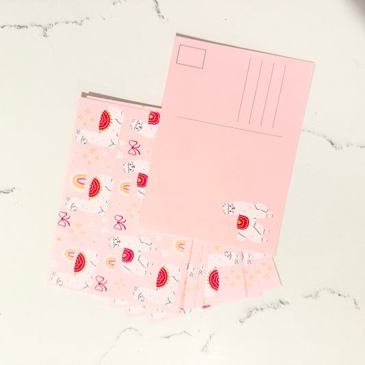 Llama Postcard Set