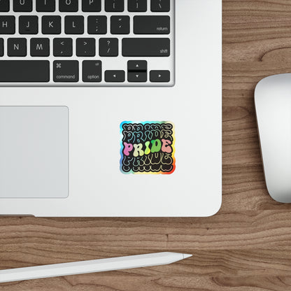 Holographic Pride Die-Cut Stickers