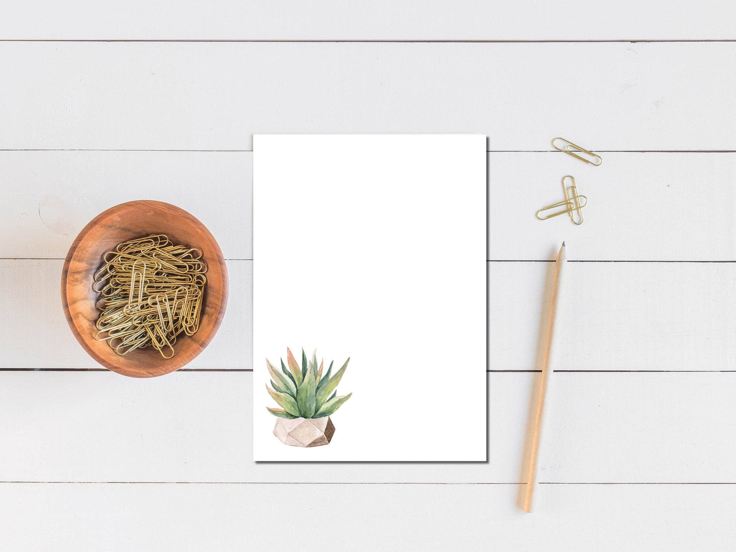 Succulent Notepad