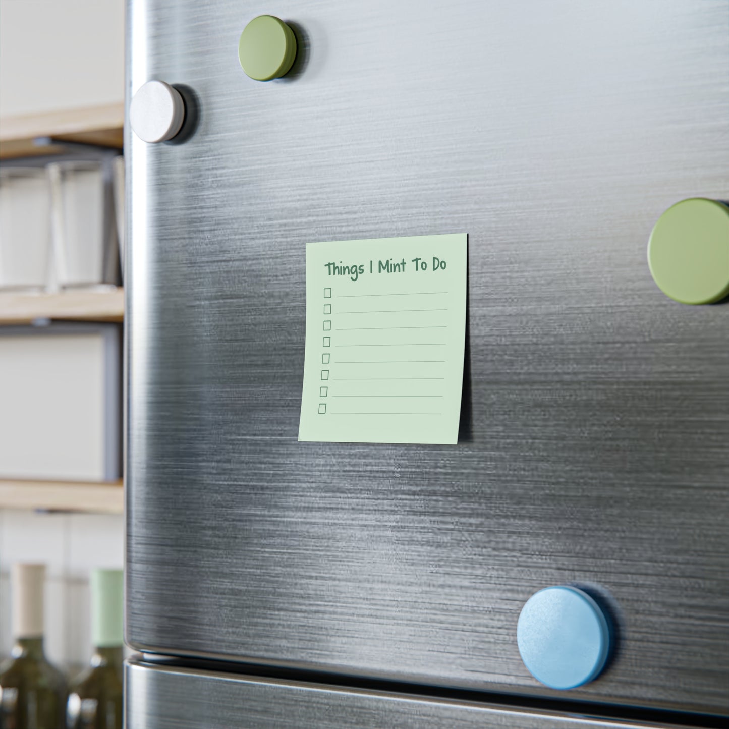 Mint To Do List Note Pads - Cute Sticky Notes with Checklist