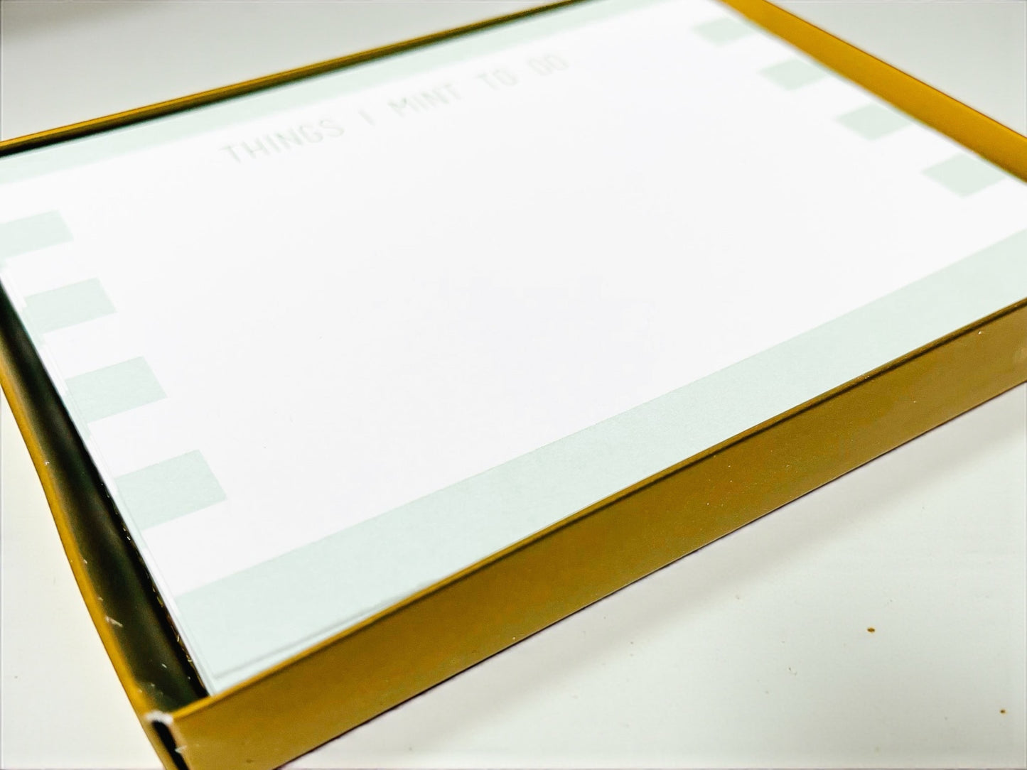 Mint to do notecard set