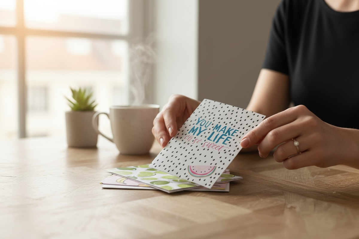 Fruit Pun Greeting Card Set — Boxed A2 Cards with Envelopes