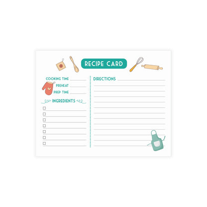 Vintage Retro Recipe Card
